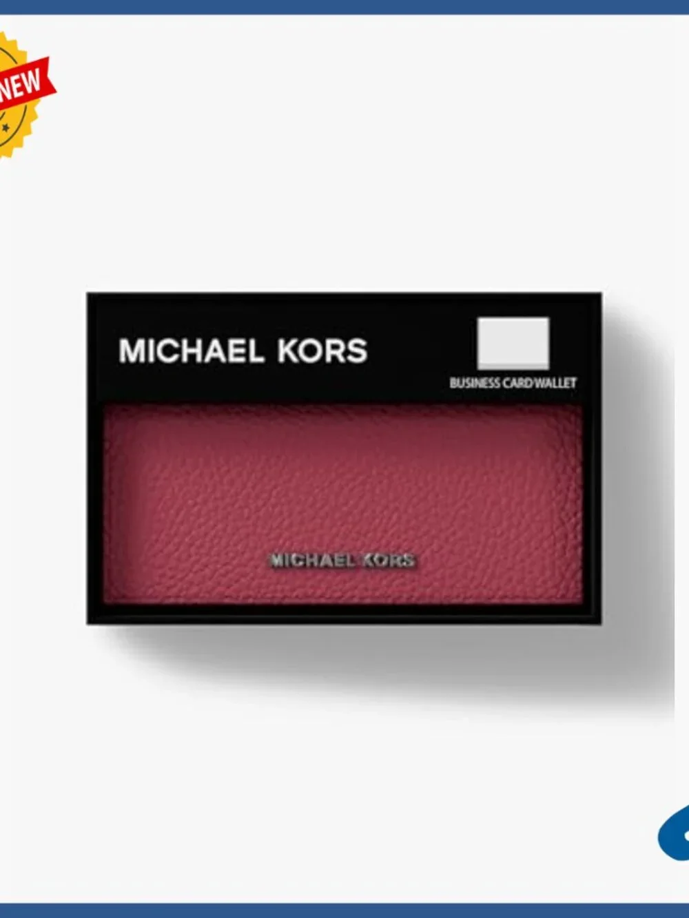 Genuine Leather Business Card Wallet with Multiple Slip Pockets